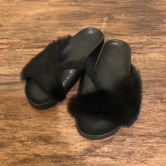 vince fur slides